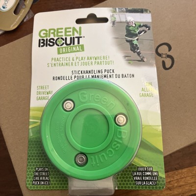Green Biscuit Snipe Hockey Shooting/ Passing Training Puck Stick Street Handling