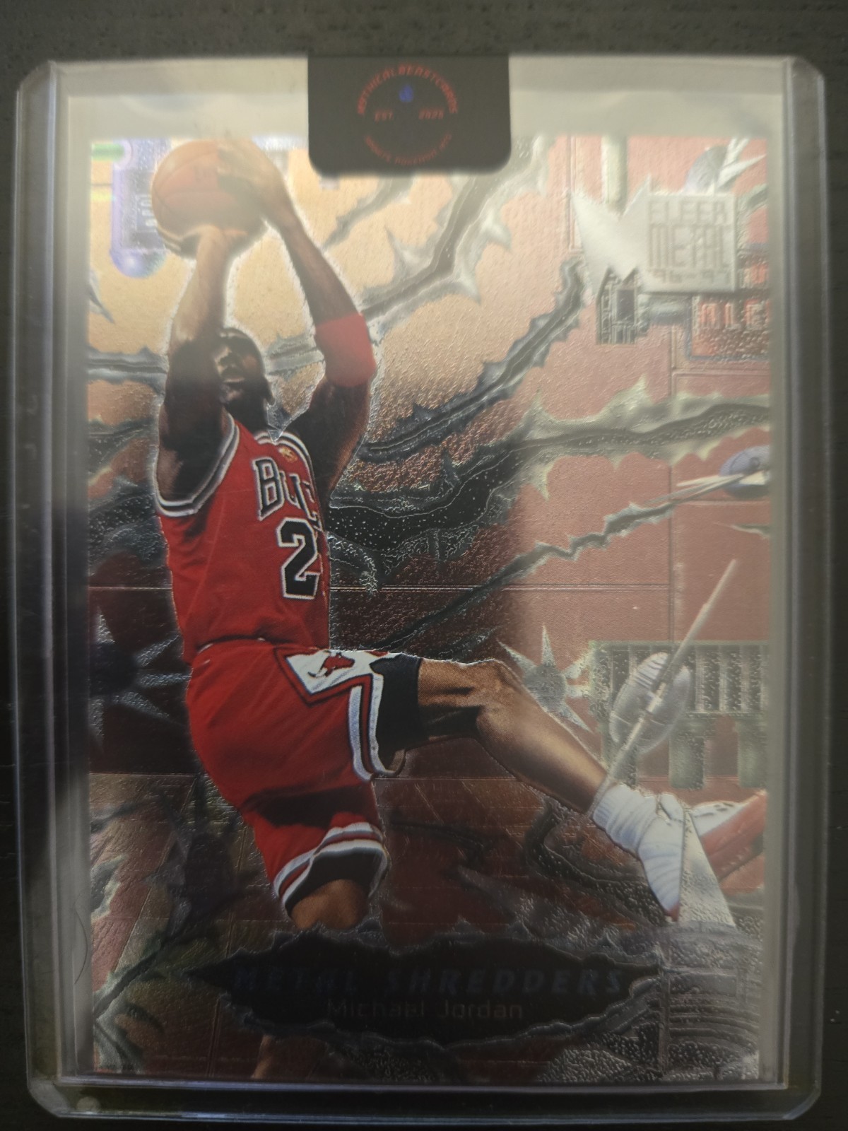 1996-97 Fleer Metal - Metal Shredders Michael Jordan #241
