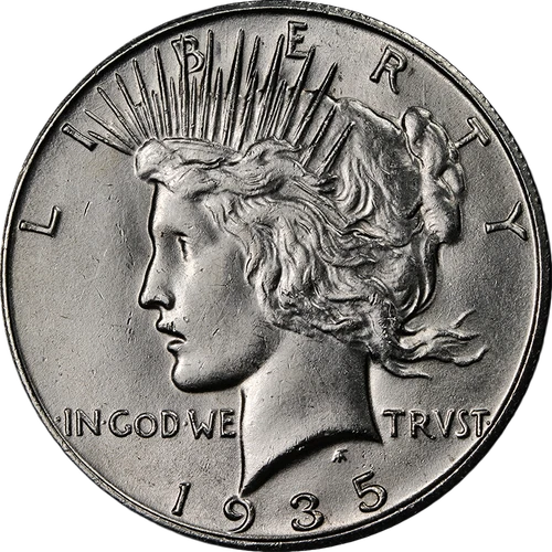 1935-S Peace Dollar Nice Unc Nice Eye Appeal Nice Strike