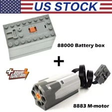 Block Toy Power Functions 88000 Battery Box 8883 M-motor Electric Train For LEGO