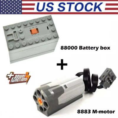 For LEGO Block Toy Power Functions 88000 Battery Box 8883 M-motor Electric Train