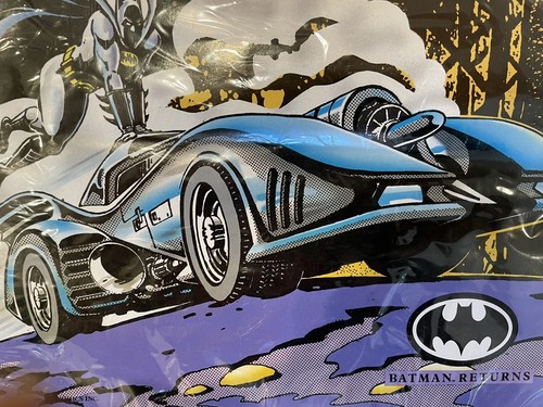 Batman Returns Vintage 1991 12.75"X20" Book Covers (2 Pack) - SEALED! RARE! - Picture 9 of 12