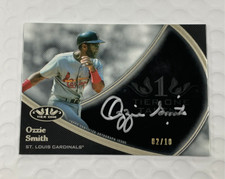 2020 Topps Tier One Ozzie Smith Tier 1 Talent Silver Ink Auto /10 MS15
