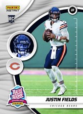 2021 Panini Instant Justin Fields RC Rated Rookie Showcase NFL Draft #RS8 BEARS