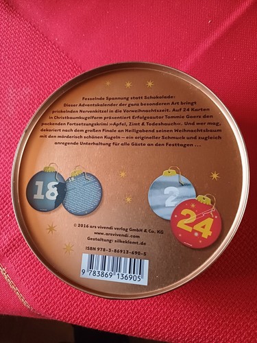 Apfel, Zimt & Todeshauch Krimi-Adventskalender Tommie Goerz * ars vivendi - Bild 2 von 2
