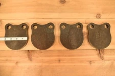 1/2" AR500 Shooting Targets 4" Gongs Set Of FOUR