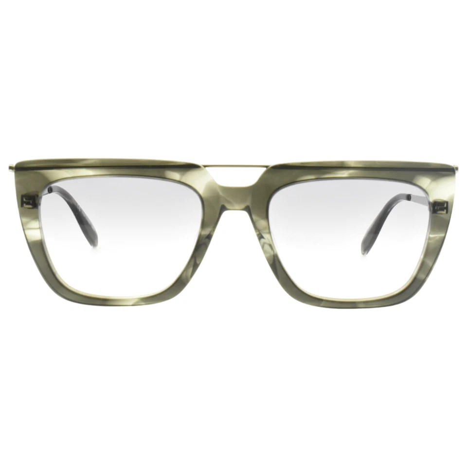 ¡¡NUEVO!! Gafas de sol unisex Alexander McQueen AM 0169S 004 gris piloto borde completo Foto 3 de 4