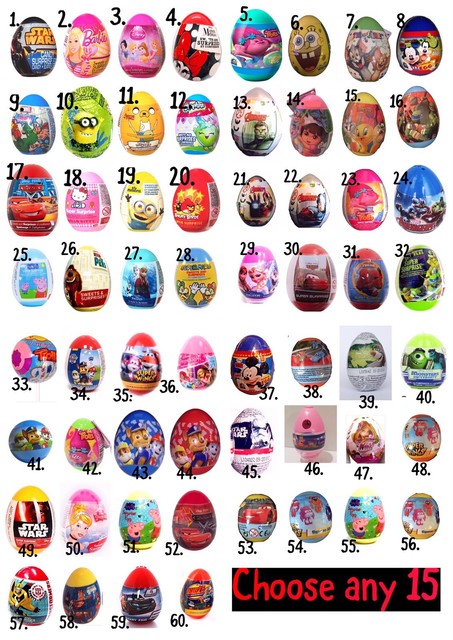 surprise eggs candy