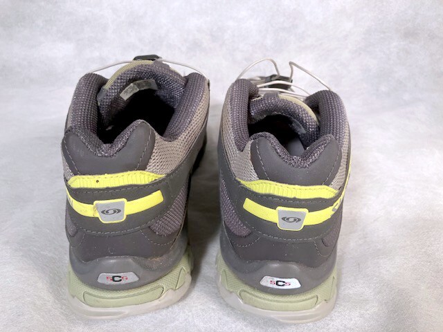 SALOMON Stivaletto Donna XA Comp 4 Trail HIKING Running TAGLIA 6 5 Grigio Giallo XS