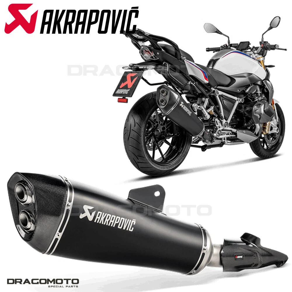 BMW R 1250 R RS 2019 2023 Exhaust AKRAPOVIC Titanium Black S B12SO22 HALAGTBL