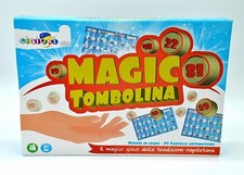Gioco da tavolo Tombola magica 24 cartelle - numeri in legno - Cigioki