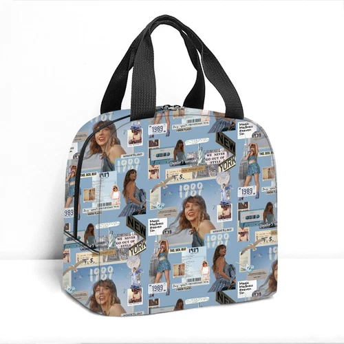 Kids Singer Insulated Lunch Bag School Picnic Travel Snack Lunch Box Gifts UK - Picture 49 of 72