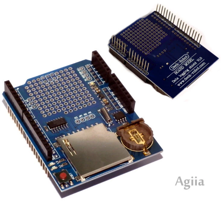 Data Logger Module Logging Shield Data Recorder Shield for Arduino UNO SD Card - Image 4 of 4