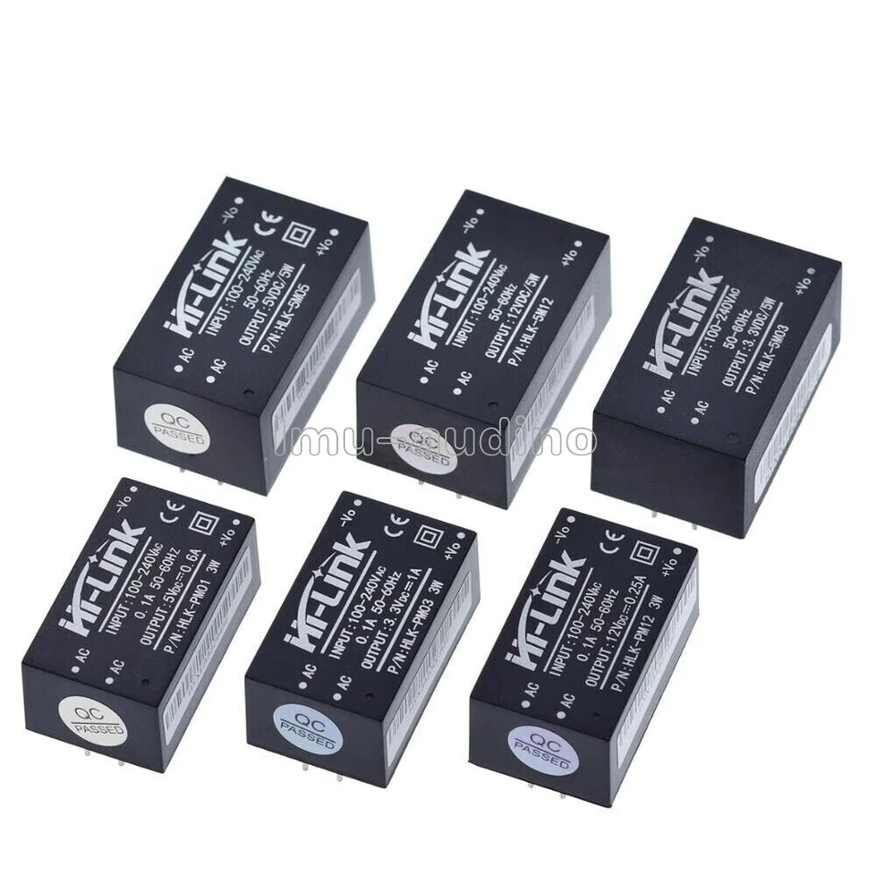 HLK-PM01 HLK-PM03 HLK-PM12 220V to 5V/3.3V/12V Step Down Power Supply Module NEW