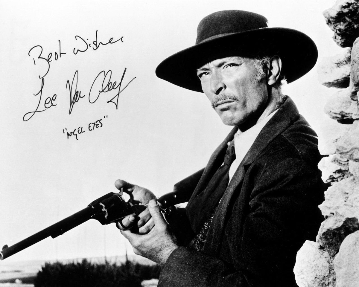 LEE VAN CLEEF signed autographed photo COA Hologram