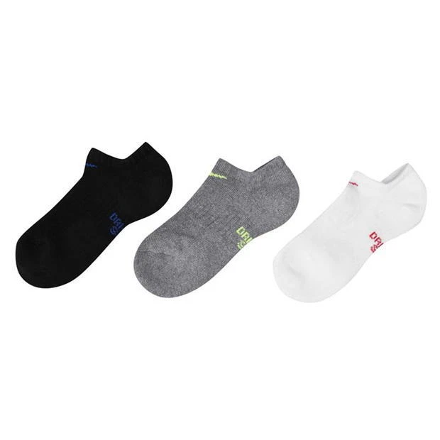 NIKE 6 PAIR PACK NO SHOW TRAINER LINER SOCKS ANKLE SOCKS SIZES 2 - 5 UK