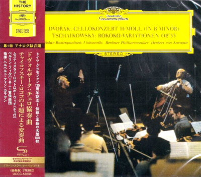 Rostropovich/Karajan/BPO Cello NEW CD(SHM-CD) Dvorak Con./Tchaikovsky Rococo Var