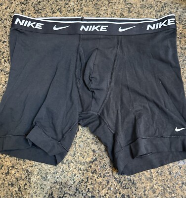 Nike Dri-FIT Essential Cotton Stretch Men's Boxer Briefs Black SZ