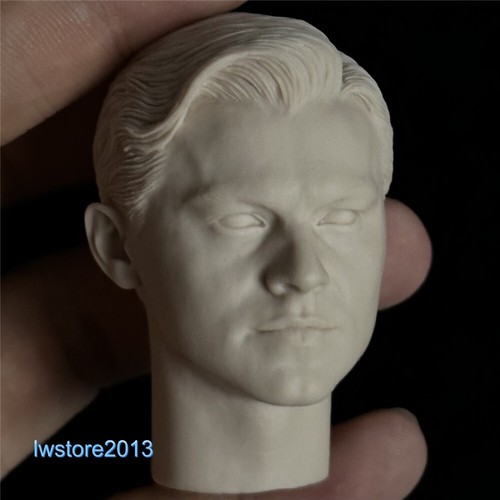 1:6 Leonardo DiCaprio Head Sculpt Carved For 12inch Male Action Figure Body Toys - Picture 5 of 6