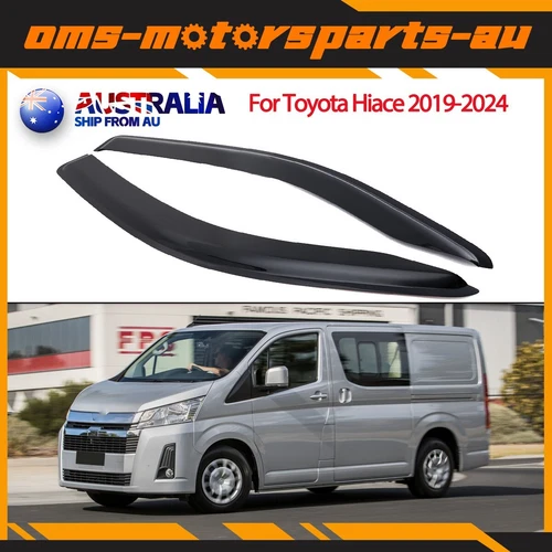 Weather Shield Window Visors Weathershields Injection for Toyota Hiace 2019-2024 - Picture 1 of 12