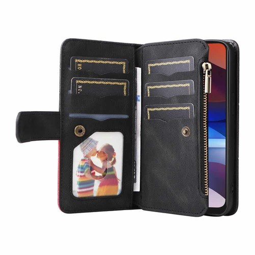 For Motorola Moto G50 G30 G10 E20 E7i Power Wallet Flip Leather Phone Case Cover - Picture 22 of 48