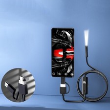 5 Caméra HD 5mm pour Smartphone IP67 Etanche 3 en 1 Endoscope