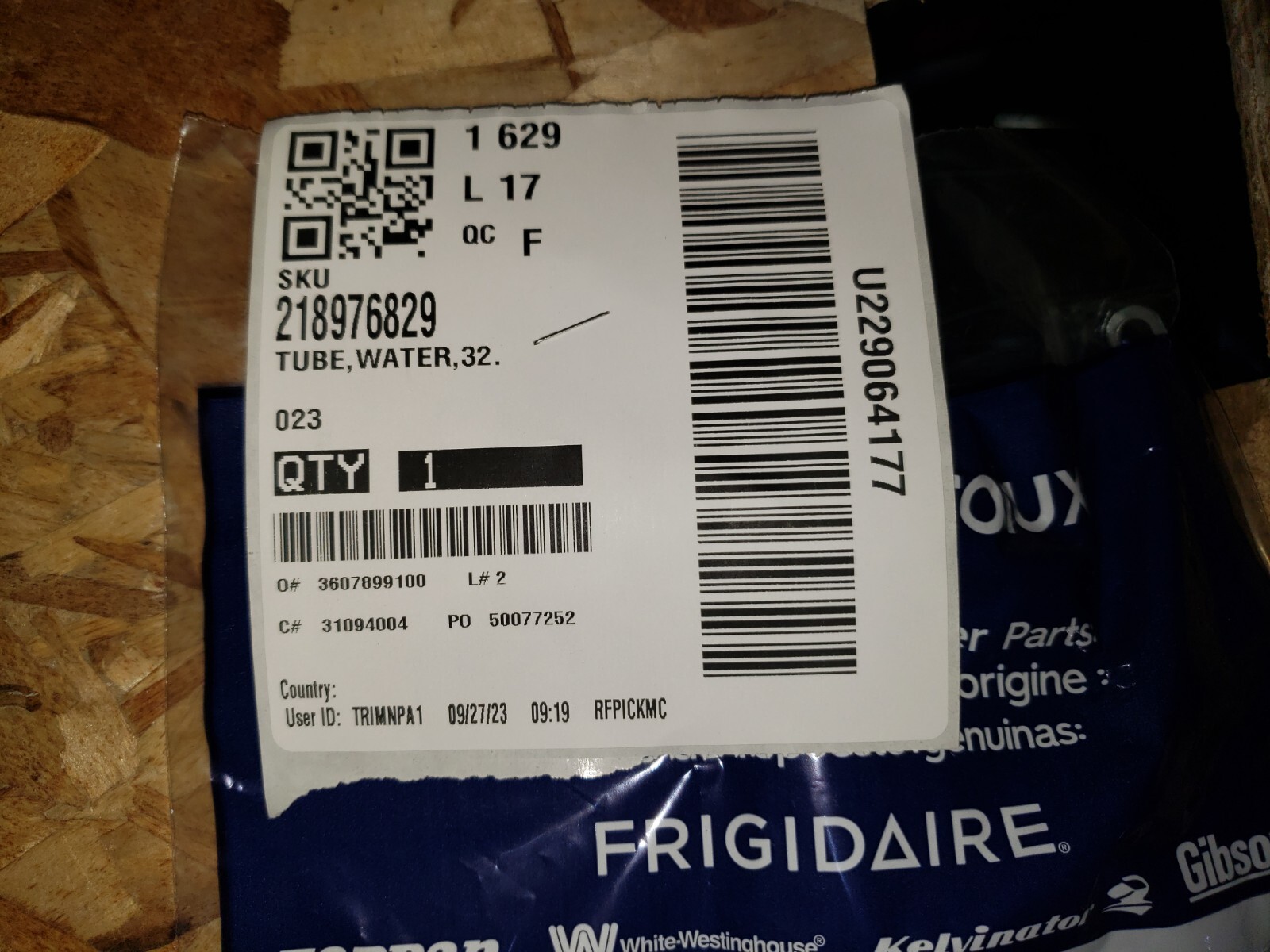 218976829 OEM Frigidaire Refrigerator Water Line New | eBay