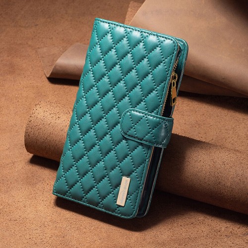 Grid Leather Card Wallet Phone Case For Samsung A12 A23 A13 A53 A73 A22 A32 A33 - Picture 41 of 71