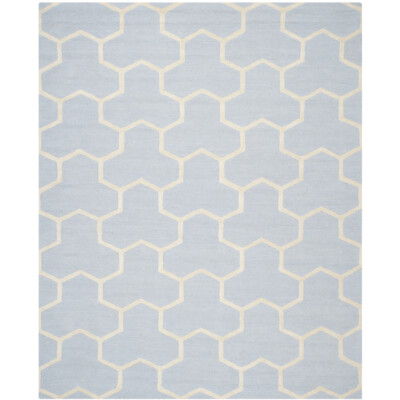 SAFAVIEH Cambridge CAM146A Light Blue / Ivory Rug