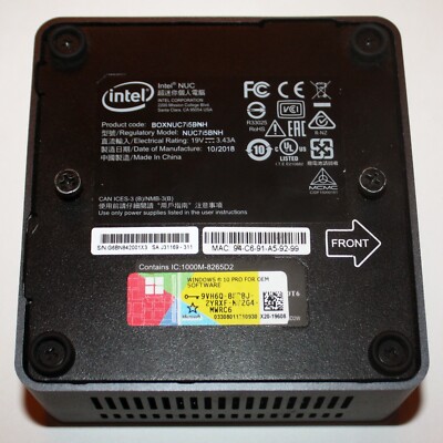 その他 NUC7i5BNH Core i5-7260U RAM12GB SSD240GB Intel NUC7i5BNH i5-7260U 32GB DDR4 256GB SSD NUC Desktop Win10 Pro