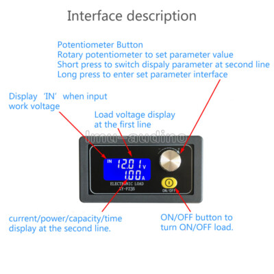 FZ35 Adjustable Load Module Constant Current Battery Discharge Capacity Tester