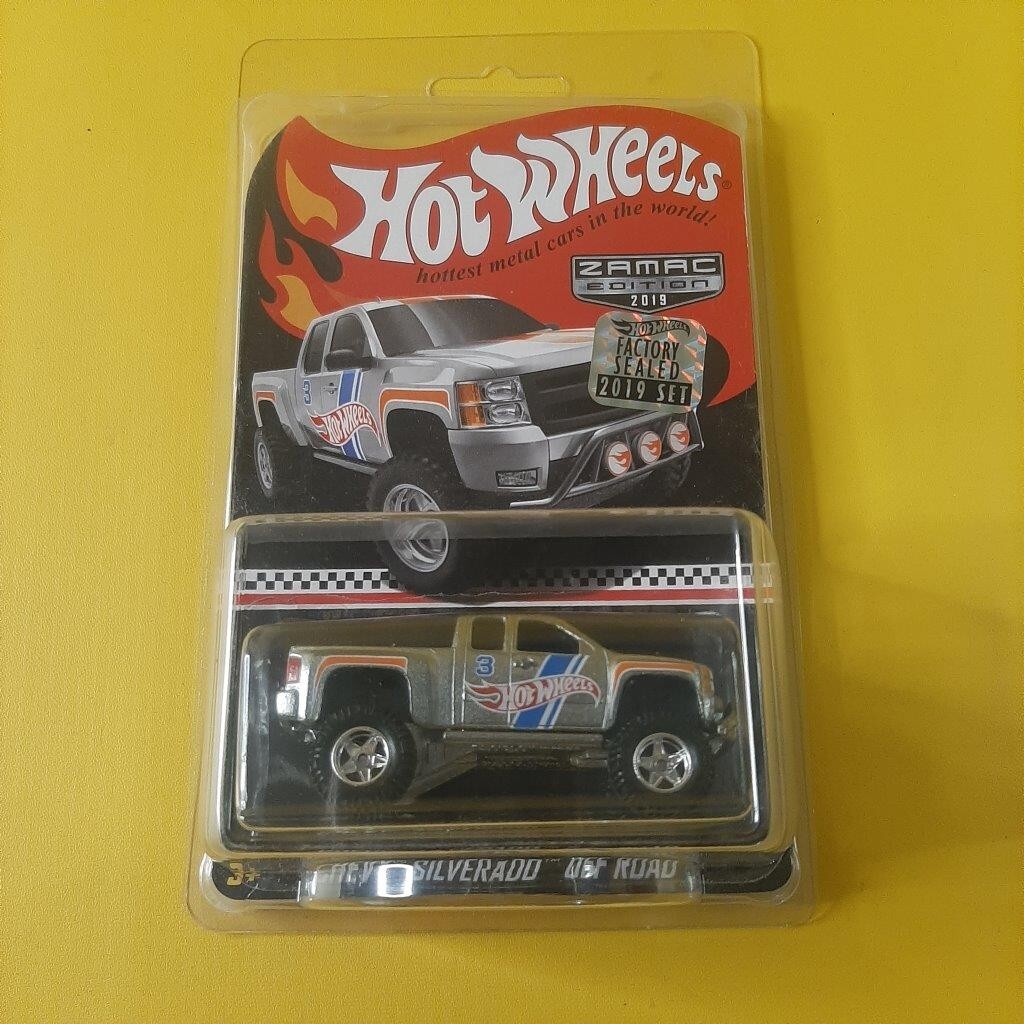 Factory Sealed] CHEVY SILVERADO OFF ROAD ZAMAC Hot Wheels 2019