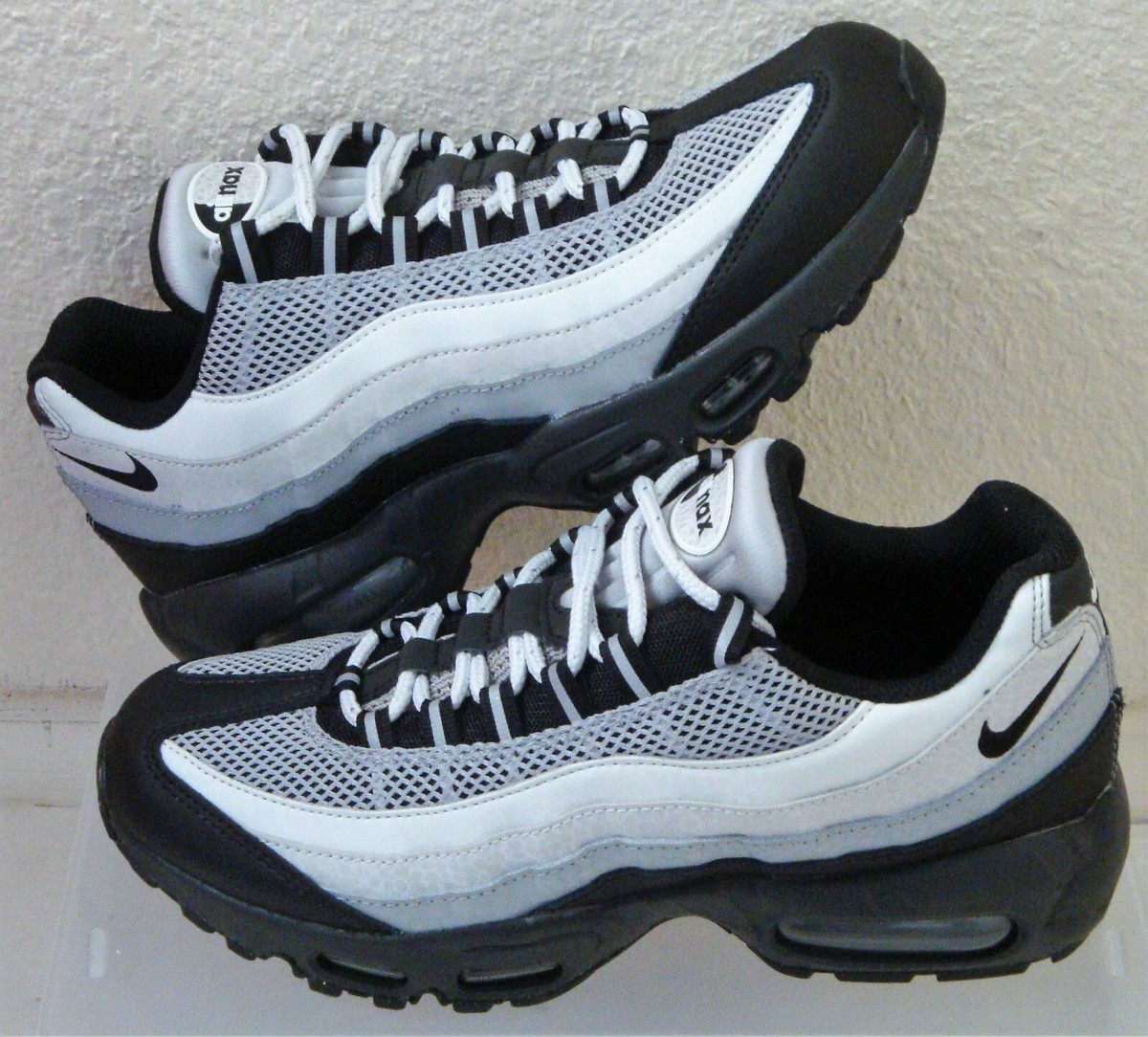 Nike Air Max 95 ホワイト/ブラック　26.5センチ New Nike Air Max 95 LX Black Grey Womens US Size 9 UK 6.5 EU