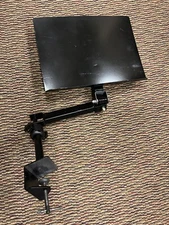 One Universal Desk Attached Clamp-On Portable Large Music Stand, 3 Arms Flexible