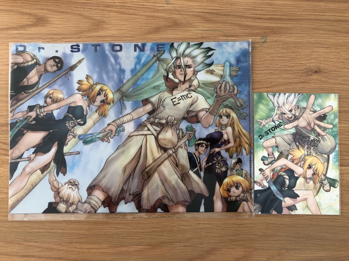 Dr.Stone Clear File Postcard Set Weekly Shonen Jump Shop Limited
