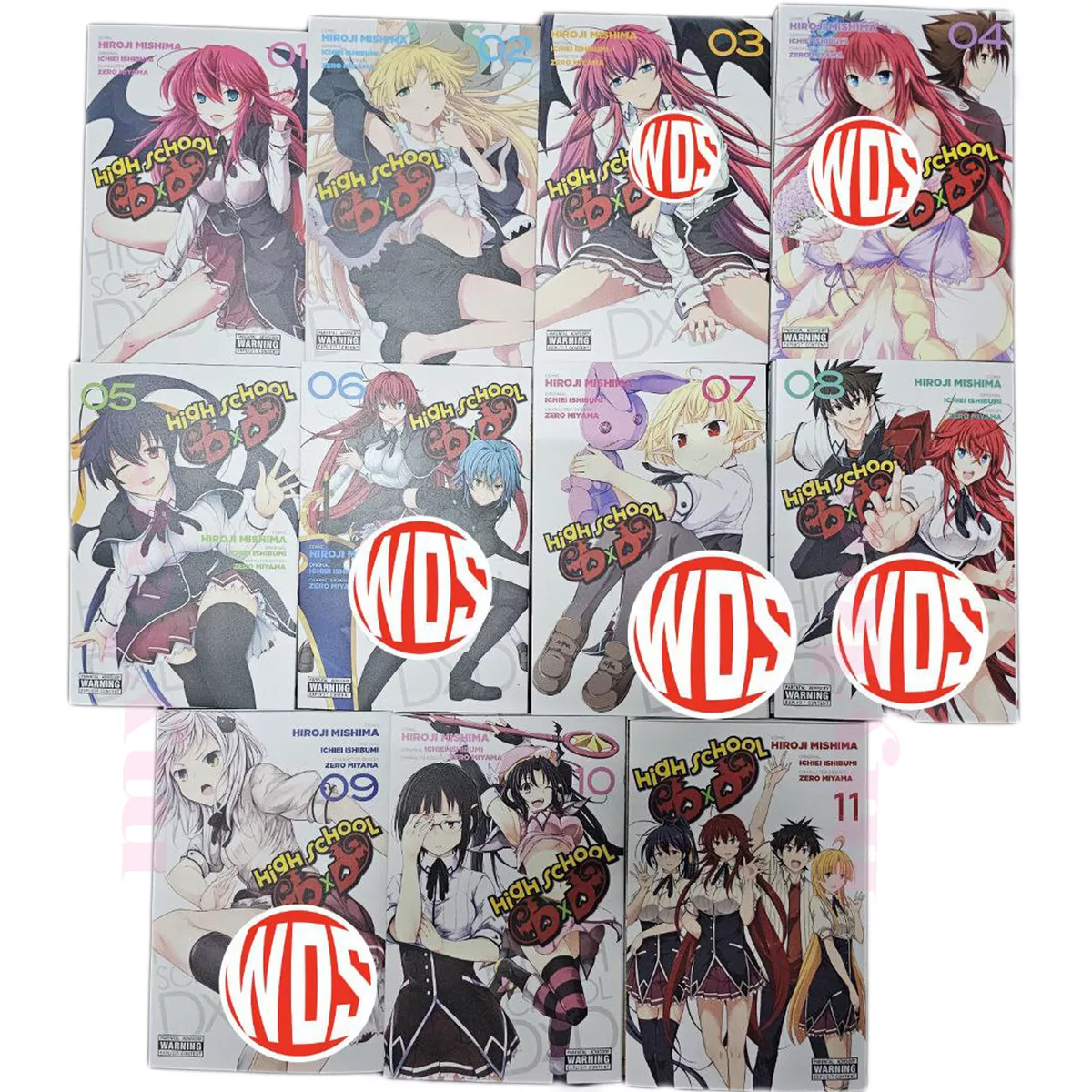 High School DxD Comic English Complete Series Manga Vol 1-11(END) Himejima  Akeno