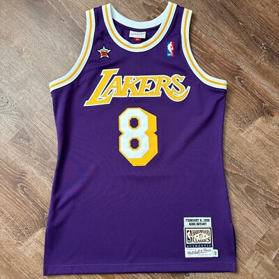 Authentic Kobe Bryant Los Angeles Lakers Jersey 40 Medium 1998 All