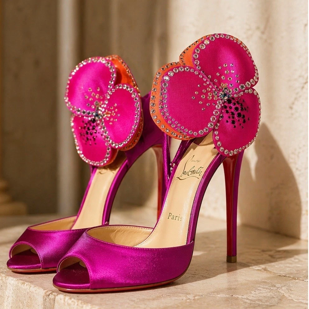 Christian Louboutin Women's Formal Floral Heels for Women for sale