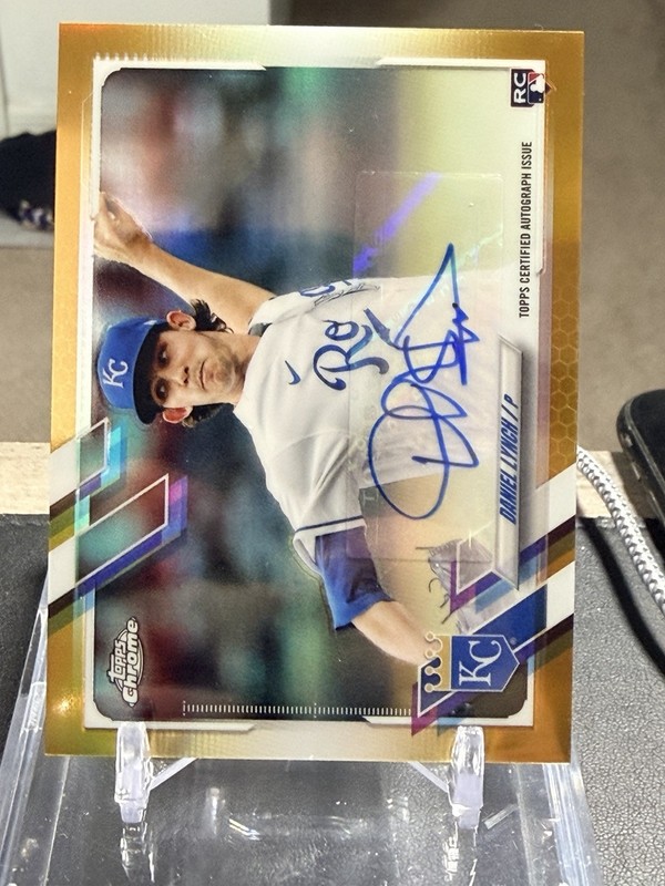 Daniel Lynch Gold Auto /50 2021 Topps Chrome Update