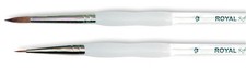 Royal Langnickel R Soft-Grip Pure Sable Round Detail Brush-Size 10/0