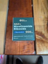  Sealed Reus Research NAD + Nic Riboside 900mg W/ Resveratrol 80 Caps Exp 11/26