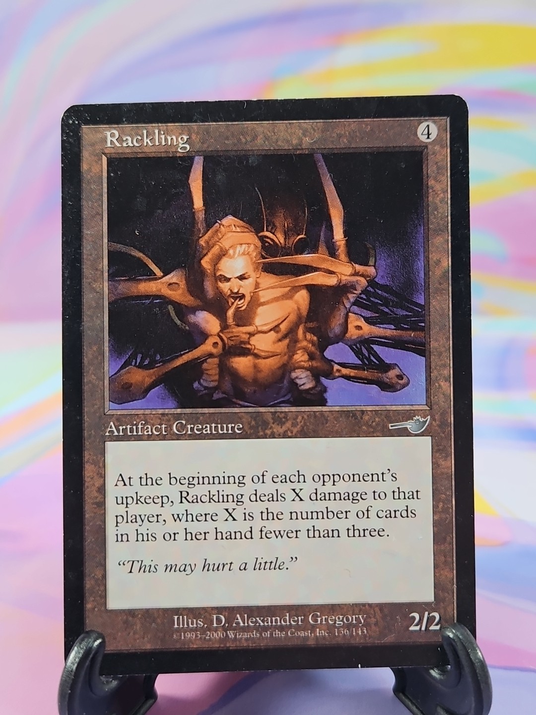 Magic the Gathering MTG Nemesis 2000 Card | Rackling 136/143