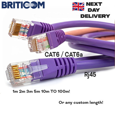 Cat6 UTP Kupfer Patchkabel 1m auf 100m Netzwerkkabel RJ45 Ethernet Kabel Posten