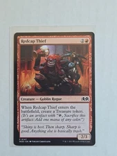 Redcap Thief - Wilds of Eldraine - LP - MTG Magic - Common - Creature