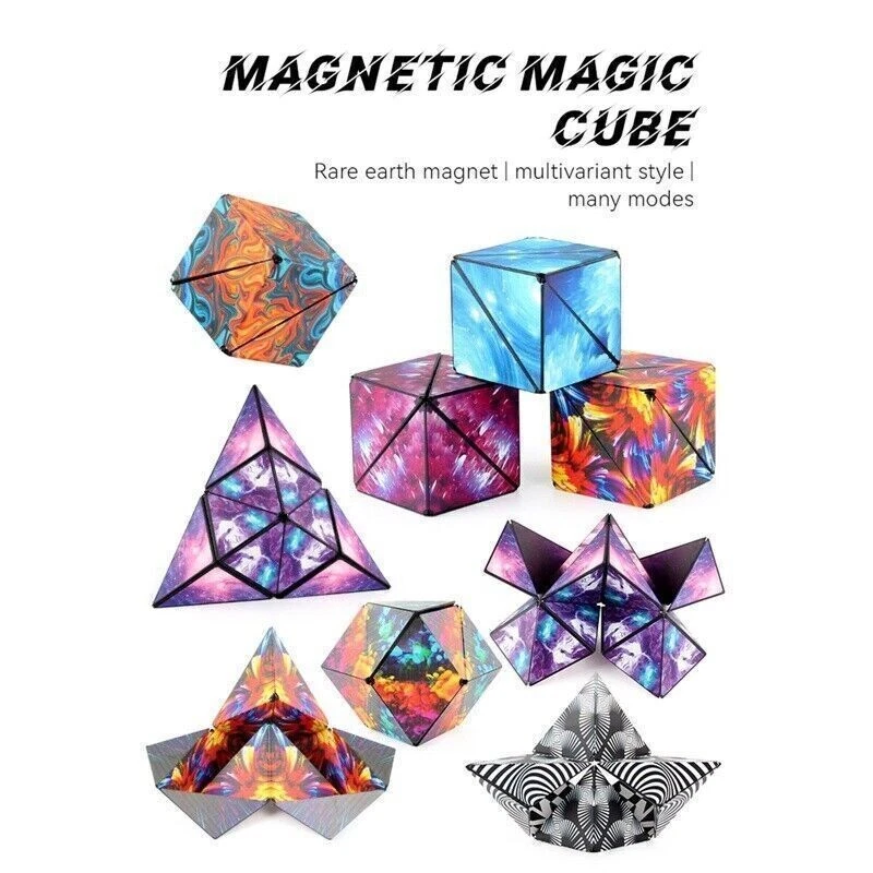 3D Magic Cube Shashibo Shape Shifting Box Anti Stress Hand Flip Puzzle Toy Gift - Bild 4 von 4