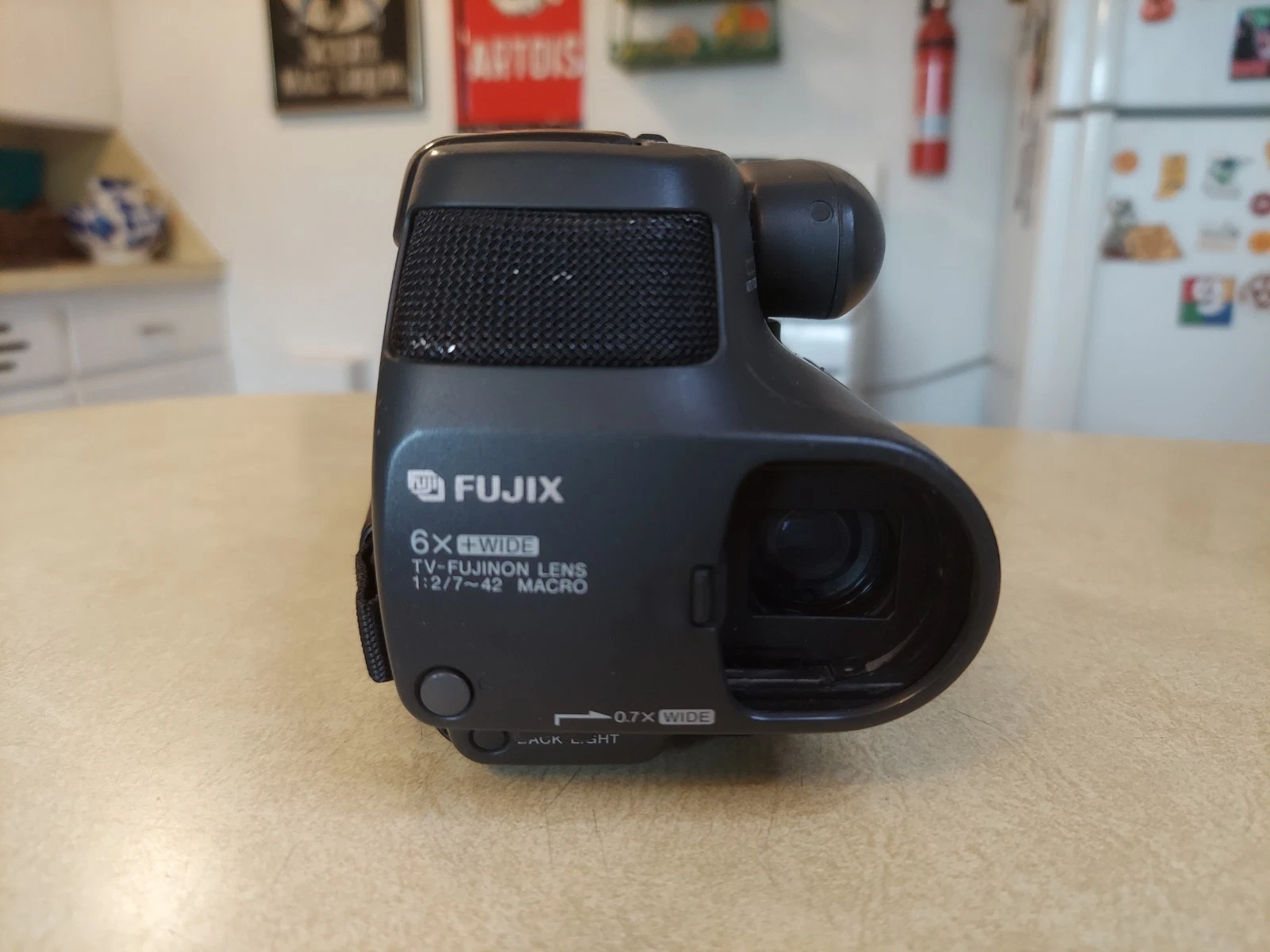 Fujix-8 Video Camera Recorder F60wide Power Source Battery Cords Remote image 8