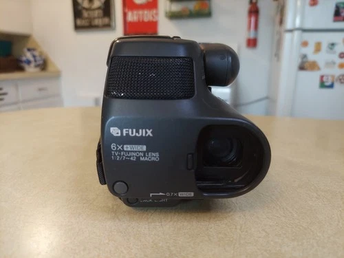 Fujix-8 Video Camera Recorder F60wide Power Source Battery Cords Remote image 8