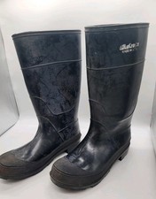 LaCrosse Men's Rubber Boots – Black – Size 9 – Made in USA - Work Boots- Vintage
