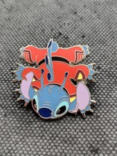 2009 Disney Stitch Crawling in Red Spacesuit Starter Lanyard Trading Pin 60872