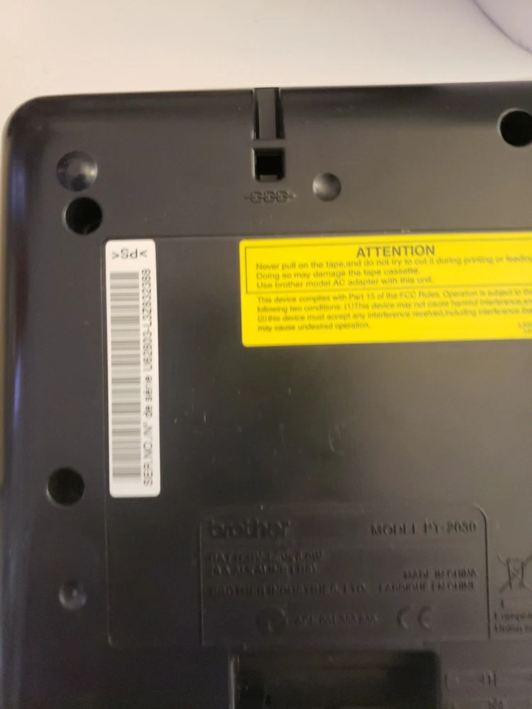 Brother PT-2030 PTouch Label Maker Tested and Working P-Touch Labeler